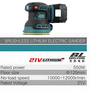 Máquina de lijado de madera al por mayor barata de fábrica <span class=keywords><strong>lijadora</strong></span> 18V 20V 21V 48V máquina de arena para madera, coche y metal - Product Image 3