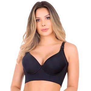 Ropa interior de encaje de talla grande para mujer con tela elástica y cobertura completa para formas de cuerpo curvilíneas. - Product Image 2