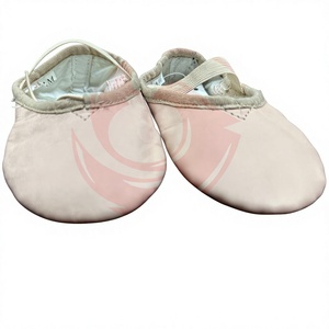 Zapatos de Ballet Suaves Personalizables Stonex, Parte Superior de Cuero, Forro de Algodón, Suela de Goma, Zapatos Planos de Baile para Mujer - Product Image 1