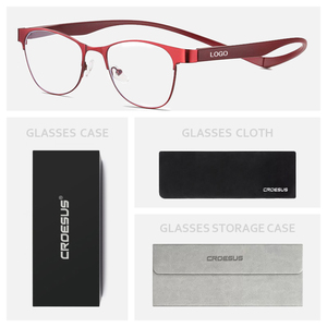 Gafas <span class=keywords><strong>de</strong></span> Lectura Portátiles con Clip para <span class=keywords><strong>el</strong></span> Cuello, Metálicas, con Protección Anti Luz Azul, Unisex, Cómodas, para Presbicia, con Montura Plegable - Product Image 6