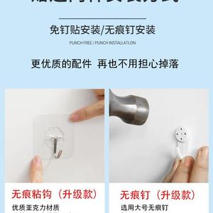 Estante de Almacenamiento de Estilo Industrial para Montar en la Pared sin Taladrar, Decoración de Lujo para Sala de Estar, Decoración para Colgar en la Pared detrás del Sofá - Product Image 3