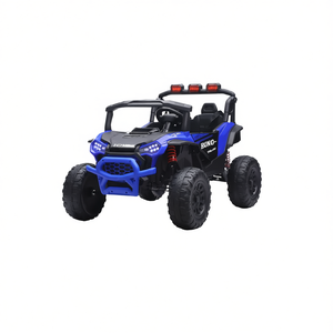 Auto de Juguete Eléctrico Ride On Car Safari Azul de 12V con Control Remoto y Luces para Niños de 3+ Años - Product Image 1