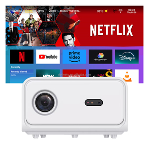 Projecteur Smart TV 4K Android 14 avec WiFi, 1200 ANSI Lumens réels, moteur scellé sans poussière, mise au point automatique, design portable - Product Image 2