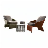 Fauteuil suspendu d'extérieur pour piscine, design luxueux, chaise en rotin durable, vente en gros, ensemble de mobilier de jardin moderne