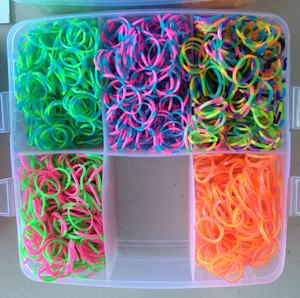 ยางร้อยเชือกคุณภาพสูง 3 ชั้น สีสันสดใส สำหรับเด็ก ทำเองได้ - Product Image 4