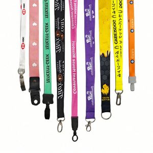 Custom Eco-friendly Washable Polyester Sublimation Lanyards with Carabiner Hook Silk Screen <b>Personalized</b> Logo Low MOQ 100pcs - Product Image 4