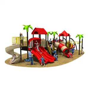 Trẻ em chơi thiết bị nhựa công viên giải trí cơ sở sân chơi ngoài trời cho vui