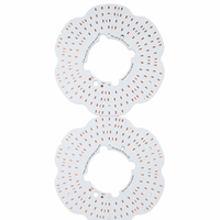 PCB LED Aluminium OEM Kustom MCPCB, PCB LED Bentuk Bunga Bundar untuk Lampu High Bay UFO Penerangan LED Industri