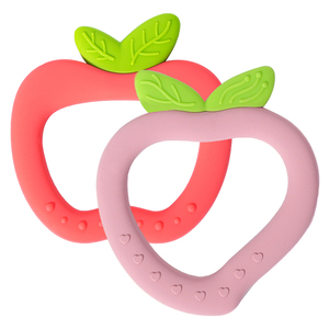 Mordedor <span class=keywords><strong>de</strong></span> Silicona <span class=keywords><strong>de</strong></span> Grado Alimenticio Multifuncional para Bebés, Alivia las Encías Doloridas, Libre <span class=keywords><strong>de</strong></span> BPA, Apto para <span class=keywords><strong>Congelador</strong></span>, Certificado LFGB, Personalizable - Product Image 1