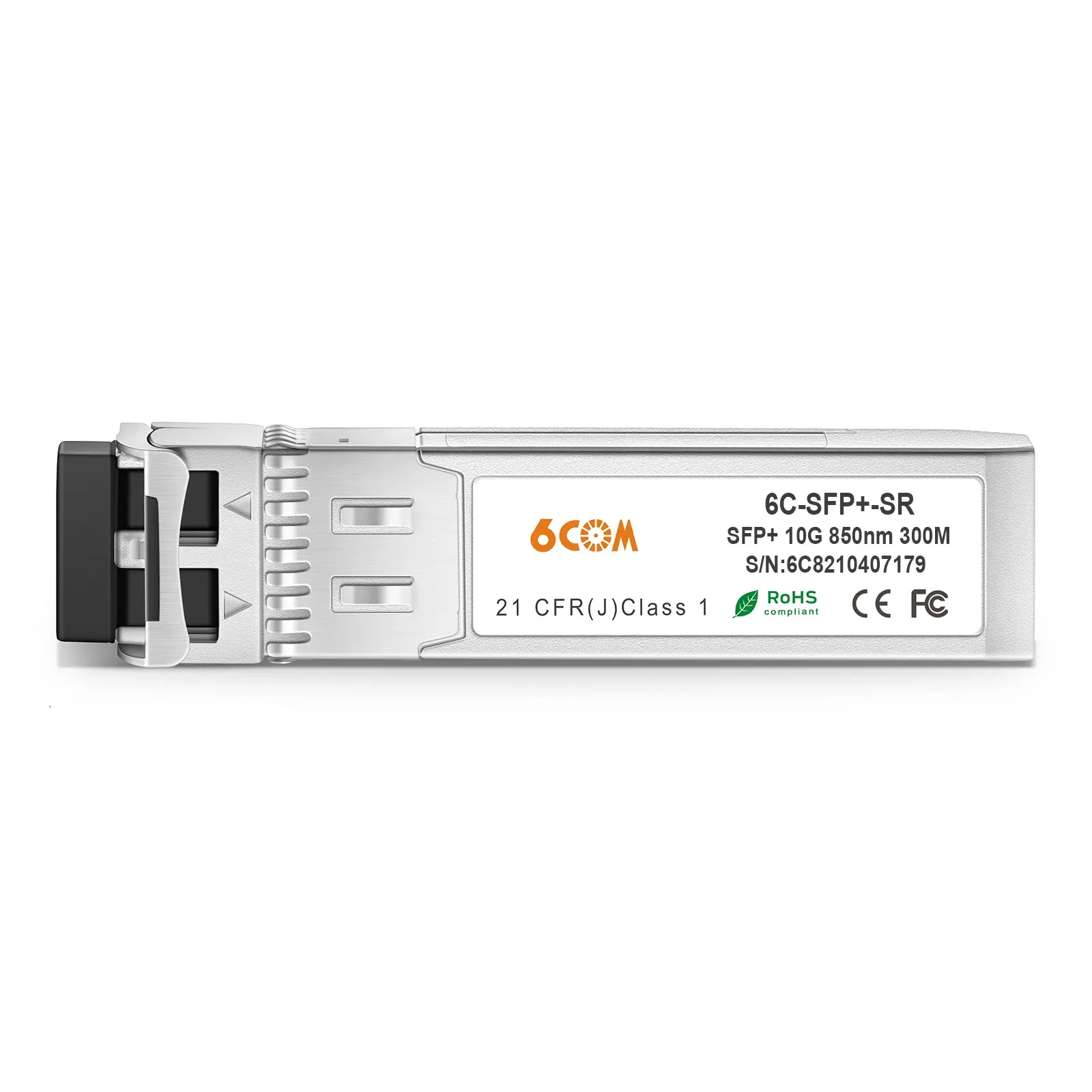 6COM SFP-10G-SR MM double fibre 850nm 300M LC DDM SFP SFP SFP + module émetteur-récepteur optique Ethernet 10G pour Cisco sfp 10g sr