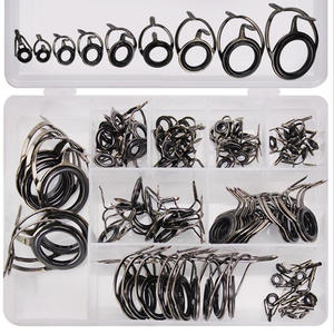 WEIHE – accessoires de canne à pêche à double jambe en céramique à haute teneur en carbone, guides oculaires combo - Product Image 3