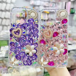 Thời trang handmade loạt Sparkle Kim Cương Trường hợp đối với <span class=keywords><strong>iPhone</strong></span> <span class=keywords><strong>6</strong></span> 7 8 11 12 13 14 15 16 17 không khí cộng với Pro XS Max điện thoại trường hợp - Product Image 5