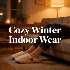 Pantofole Grandi Antiscivolo Ecologiche in Finta Pelle di Pecora <span class=keywords><strong>con</strong></span> Schiuma Memory ad Alta Elasticità per Uso Domestico Invernale - Product Image 2