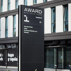 Biển hiệu cột trụ quảng cáo phát sáng, hộp đèn quảng cáo đứng ngoài trời, hệ thống biển chỉ dẫn thương mại - Product Image 2