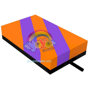Tapete Inflable Comercial para Saltar, Tapete de Juego Inflable Naranja y Morado para Niños, Equipo de Juego Seguro para Interiores y Exteriores - Product Image 4