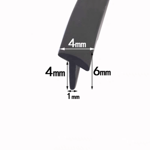 T-molding Pvc Edge Plastic Wood T Molding Plastic Edg Strip T Shape Plastic Edge Band Strip para mesas - Product Image 6