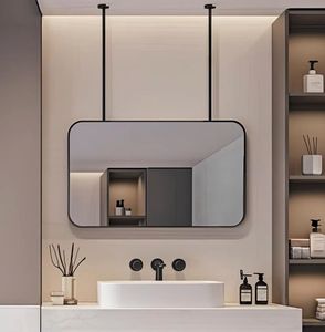 Miroir <span class=keywords><strong>de</strong></span> <span class=keywords><strong>salle</strong></span> <span class=keywords><strong>de</strong></span> <span class=keywords><strong>bain</strong></span> LED suspendu au plafond pour hôtel et gîte - Product Image 5