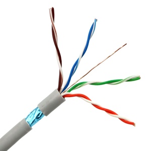 <span class=keywords><strong>SINET</strong></span> B Series FTP Cat5e 24AWG Escudo de cable de red de alta calidad Precio competitivo Chaqueta de PVC de 305m Conductor de cobre desnudo - Product Image 1