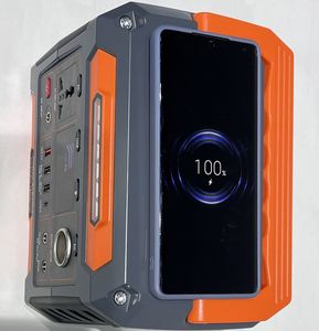 AC Wireless Charger <b>Led</b> <b>Flashlight</b> SOS Function Waterproof Camping Solar Portable 300w Home Power Station A3B 300w Portable Powe - Product Image 6