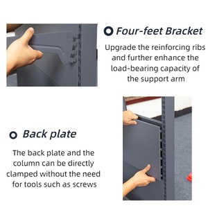 Kệ siêu thị kệ trưng bày kim loại Gondola cho cửa hàng bán lẻ cửa hàng tạp hóa Giá cửa hàng kệ - Product Image 6