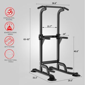 Nhà có thể điều chỉnh chiều cao đa chức năng Ergonomic kéo lên bàn đạp đàn hồi kéo lên thanh ngoài trời cằm lên và nhúng thanh - Product Image 3
