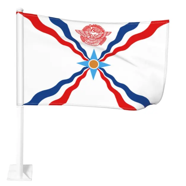 Assyria Flagge Auto Flagge Fenster Clip Flagge Dekoration Banner