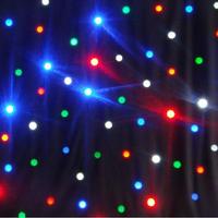Yüksek lümen sahne ışıkları DJ 4x6m RGB LED perde kumaşı yıldız ışığı