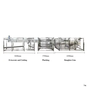 2023 factory price Commercial chicken plucker machine/poultry defeather equipment/automatic chicken slaughtering machine