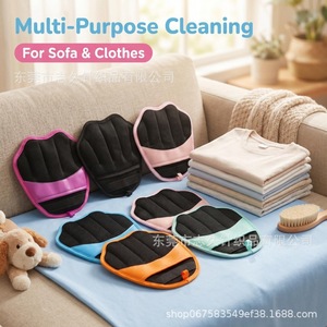 Gants anti-statiques pour animaux de compagnie, brosse à poils double sens pour chats et chiens, outil de toilettage - Product Image 4