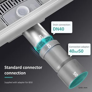 Hiện Đại Chiếu Sáng Tuyến Tính Vòi Hoa Sen Xả Thép Không Gỉ Vô Hình Sàn Xả Chèn Mùi Dừng Tóc Lọc Cho Khách Sạn Tắm - Product Image 3