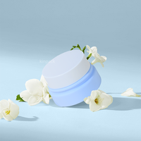 Pots en plastique biodégradable et recyclable HDPE de 50 g, écologiques, avec couleur et logo personnalisés pour les soins cosmétiques de la peau