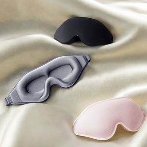 2024 Heiß Verkaufende Luxus 3D Baumwoll Schlafmaske mit Blickdichtem Effekt und Anti-Schwellungs- sowie Anti-Falten-Eigenschaften für Wimpernverlängerungen und Augenpflege - Product Image 2