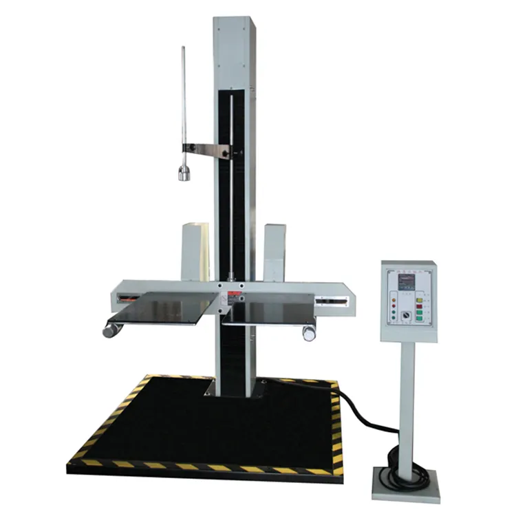 Test the damage degree of packaging materials when they fall freely Single column electric column drop tester