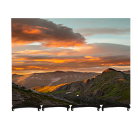 Pantalla LED Portátil P2 para Interiores con Control WIFI USB, Pantalla de Carteles a Todo Color, 4K/8K HDR, Brillo de 1200cd, Señalización Digital con Resistencia a la Luz Solar
