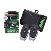 Récepteur RF sans fil longue portée à un canal DC12V 24V en option 433Mhz Code d'apprentissage Code simple Décodeur Récepteur Contrôleur
