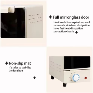 Horno Eléctrico de Convección de 15L, Tostadora con Termostato Ajustable, 1000W, Función Multiusos, Mini Horno Vertical DON FELIZ - Product Image 6