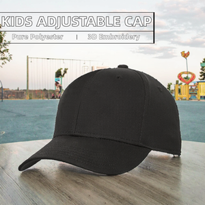 Gorras de Béisbol Ajustables para Niños, Transpirables, Personalizadas, con Protección Solar, 100% Poliéster, con Patrón de Letras, Venta al Por Mayor - Product Image 2