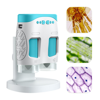 Portable 2-in-1 Kids Digital Microscope & Telescope Educational Toy Kids 2-14+ Years with Camera and 1000X Zoom Magnification