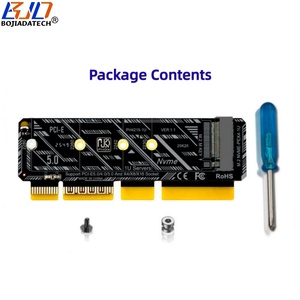Fabrika Çıkışlı PCIE PCI-E 5.0 4X 8X 16X - NGFF <span class=keywords><strong>M</strong></span>.<span class=keywords><strong>2</strong></span> <span class=keywords><strong>M</strong></span>-Key 2280 M2 NVME SSD Adaptör Dönüştürücü Kartı 128GB/S 1U Sunucu için - Product Image 6