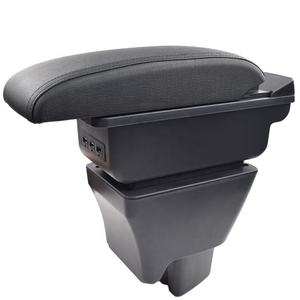 Vtear Per <span class=keywords><strong>Tata</strong></span> tigor bracciolo USB di Ricarica intensificare Doppio strato scatola di immagazzinaggio interni bracciolo accessori <span class=keywords><strong>auto</strong></span> parte della decorazione - Product Image 1