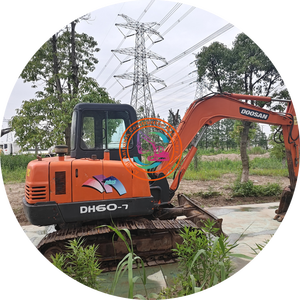 DH60-7 Doosan coréen DX60 DX60LC Mini pelle d'occasion 6 tonnes Doosan DH60-7 en parfait conditionConcessions de prix - Product Image 6