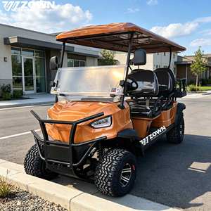 Carrito de Golf Eléctrico de Lujo Vintage de 6 Plazas con Panel Solar Opcional y Batería de Litio para Resort, Comunidad, o Transporte al Aeropuerto - Product Image 1