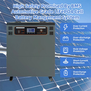 7KWh 10KWh Todo en uno Controlador de inversor portátil para el hogar Batería Lifep04 Todo en uno Inversor solar de 5kw Sistema de energía solar - Product Image 2