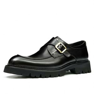 Chaussures en cuir décontractées pour hommes, résistantes à l'usure, légères, respirantes, de haute qualité - Product Image 1