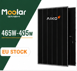 แผงโซลาร์เซลล์ AIKO All Black 465W-495W โมโนคริสตัลไลน์ เซลล์ 182 มม. มีสินค้าใน EU - Product Image 1