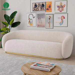 Muebles Moontree, muebles modernos de lujo para el hogar, tapicería de tela, sofá curvo, sofá reclinable seccional, juego de sofá para sala de estar - Product Image 5