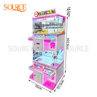 SOURE Machine à griffes anglaise mini en métal de haute qualité pour 4 joueurs, jeu d'arcade à monnayeur pour centre commercial
