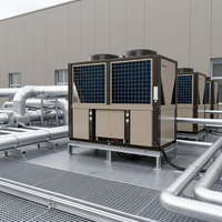 Split-Typ Luft-Wasser-Wärmepumpe mit Hochtemperaturausgang 60°C ℃   Effiziente Warmwasserversorgung für Krankenhäuser