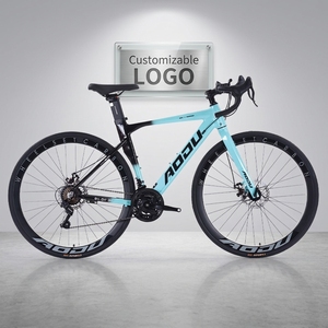 Vélo de route avec guidon basculant, 21 vitesses, 700c, pour hommes/femmes/jeunes, cadre rigide en alliage d'aluminium, freins à double disque, idéal pour le gravel et la course - Product Image 1