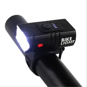 T6/1 Super Bright LED Bike Lights Night Riding Cycling Equipment USB Rechargeable Bicycle Headlight